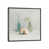 Toile avec cadre gris