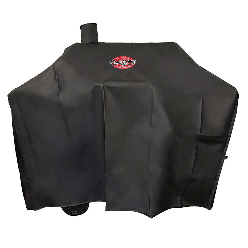 Char-Griller Black Heavy-Duty 54'' Cart-Style Grill Cover
