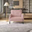 Fauteuil d'appoint en velours côtelé-1420156177