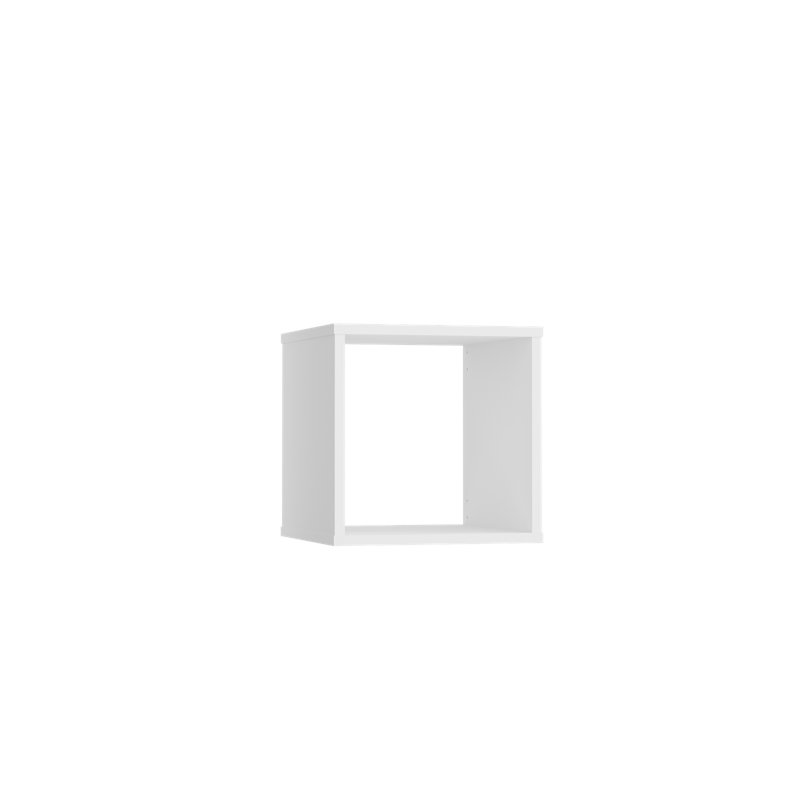 38cm H Cube Bookcase, (1 Shelves) 38cm H x 38cm W x 39cm D