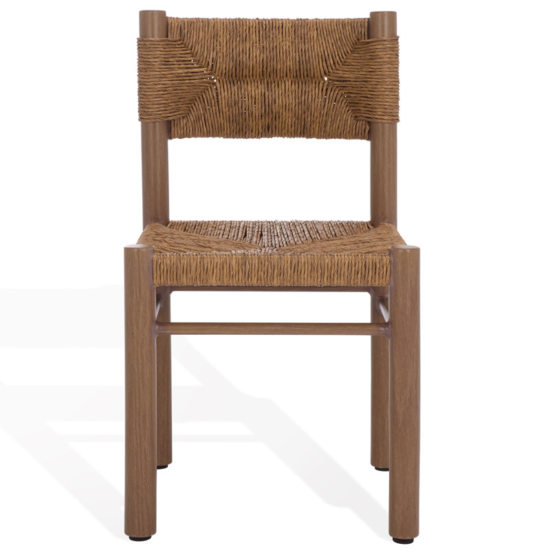 Romona Rattan Weaving Outdoor Dining Chair, Brown