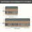 Neutral Scalloped Kitchen Mats for Kitchen & Modern Decor,Brown Gray 2 PC