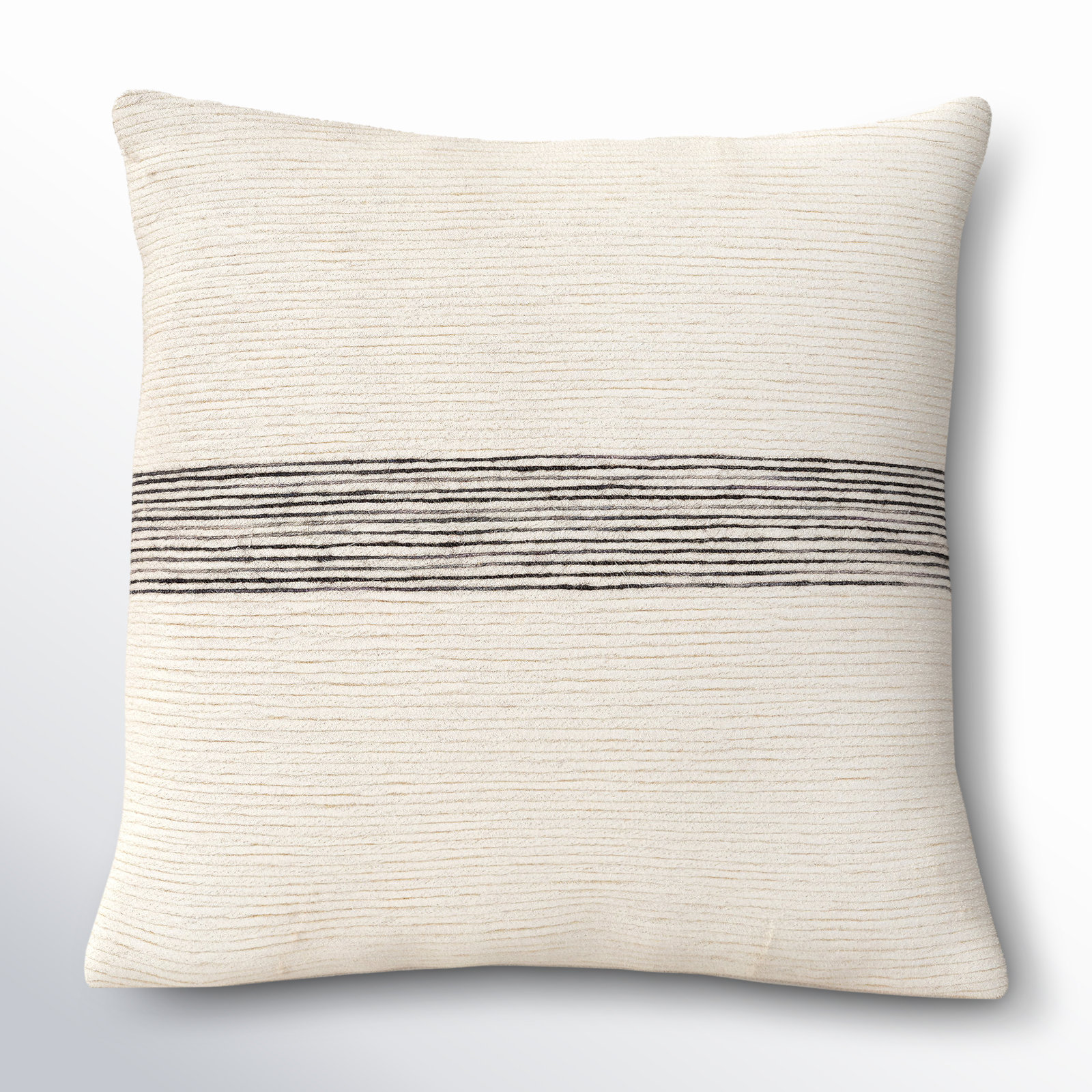 Cason Striped Cotton Throw Pillow, 18" x 18", Pillow Cover Only - No Insert