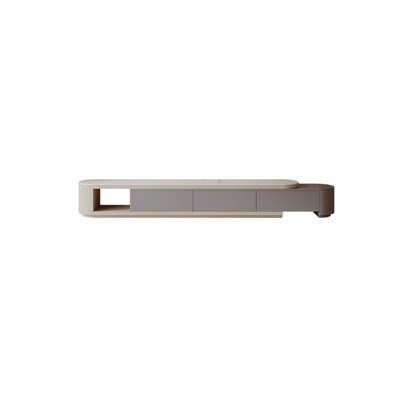 Italian Style Expandable Rock Slab TV Stand