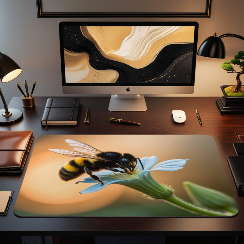 Polyester Desk Pad, 23.6x13.8