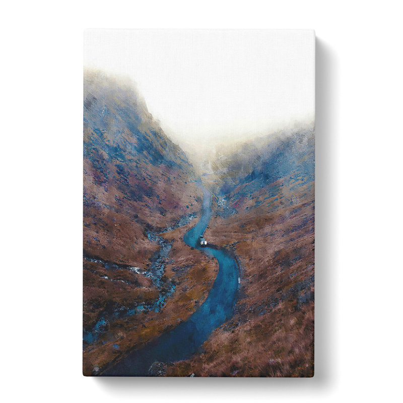 Honister Pass In Keswick Cumbria - Wrapped Canvas Print, 50cm H x 35cm W x 3cm D