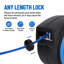 15 m Retractable Auto-Rewind Compressed Air Hose Reel – Wall Mountable, 180° Rotatable, 1/4" Connection for Air Compressor & Pneumatic Tools-131335422