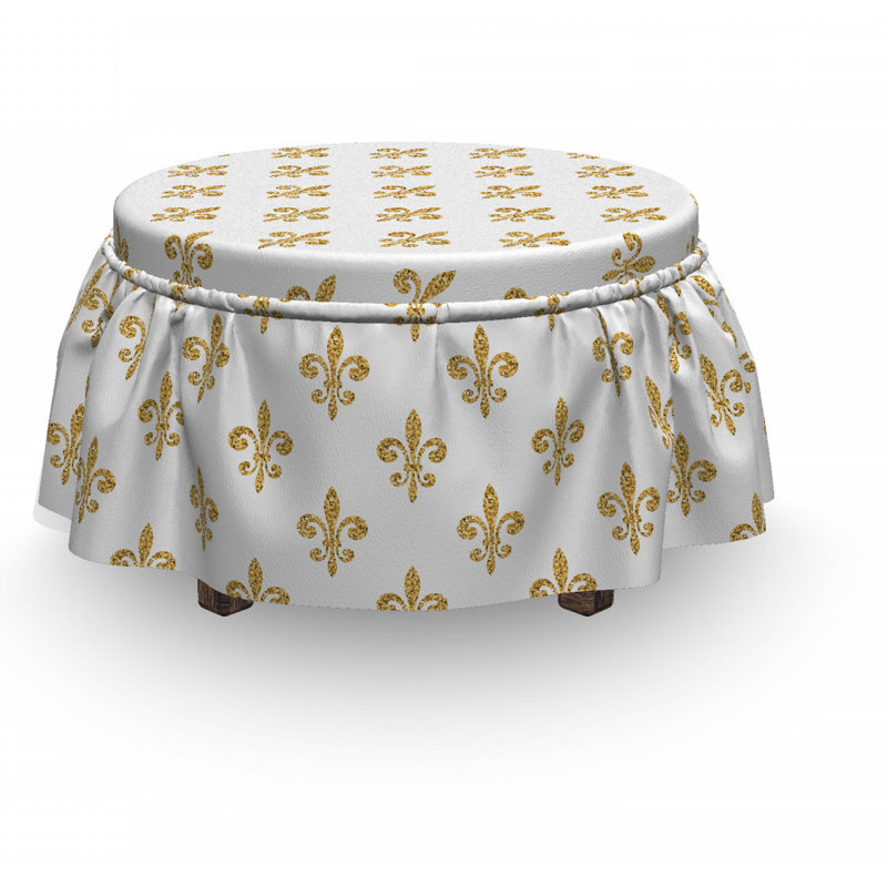 Box Cushion Ottoman Slipcover