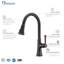 Robinet de cuisine rétractable-56408386
