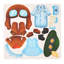 Career-Themed Magnetic Dress-Up Puzzle Toy Set