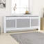 Housse de radiateur avec tablette de rangement supérieure, housse de chauffage, panneau de fibres à densité moyenne, 55,5-80,7 po x 7,5 po x 32,1 po, blanc-91833317-70533532-132453091