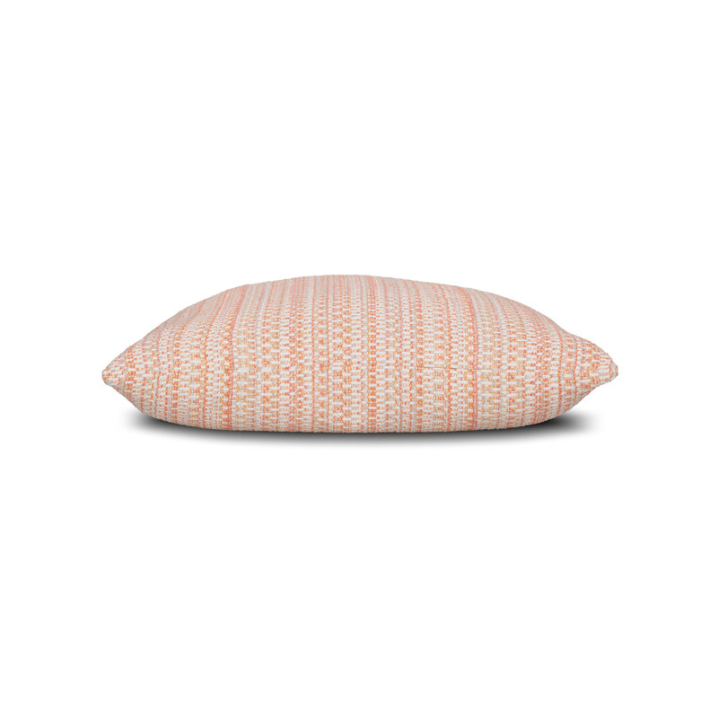 Kaleidoscope Sunbrella® Indoor/Outdoor Pillow Cover & Insert, 12" H x 20" W, Rectangular, Clay