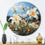 Cyinthia - Horloge murale florale-474500331
