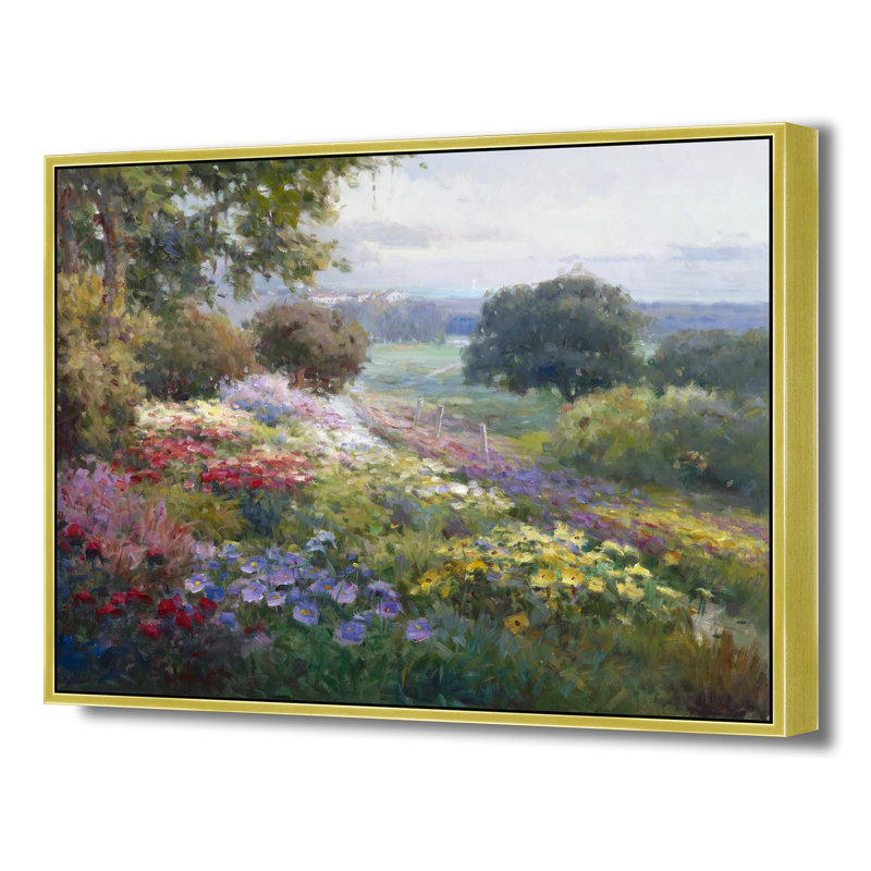 «Hilltop Bloom», H 50 po x l 74 po, Doré