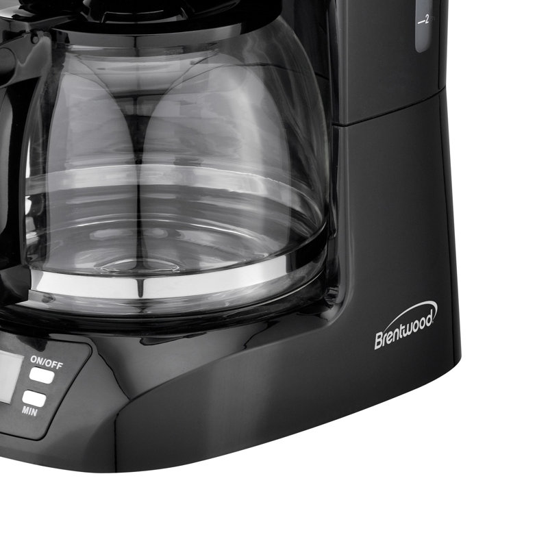 Cafetière numérique 10 tasses Brentwood Appliances, Noir