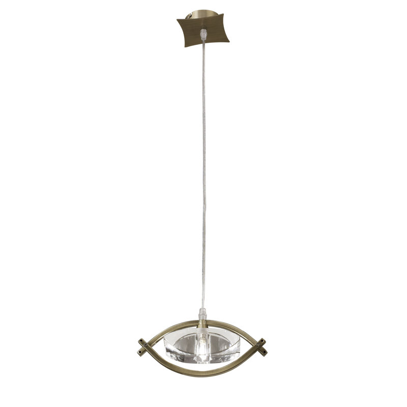 Wallen 1 - Light Unique/Statement Pendant, Antique Brass