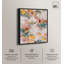 Décoration murale abstraite sur toile colorée «I» par Art Remedy, cadre noir, 30 x 36-611986782-611986789