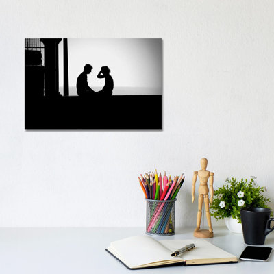 Love Is You And Me And The Sea by Emmanuel Signorino - Wrapped Canvas Print