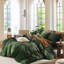 Ensemble de housse de couette 100% coton délavé MooMee-111220336-109236629