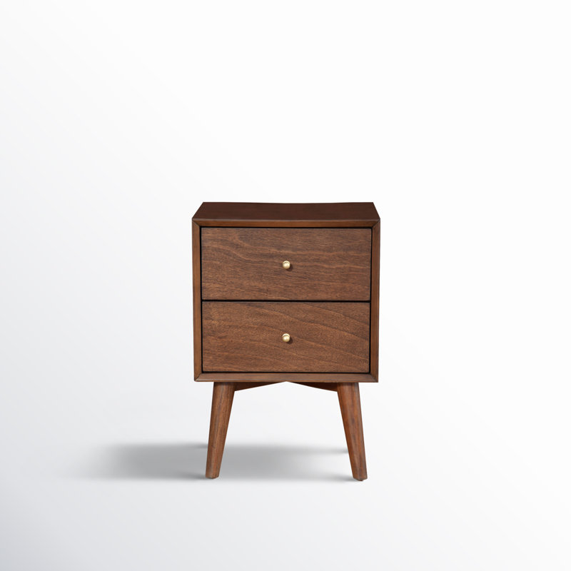 Williams 2-Drawer Nightstand, Walnut