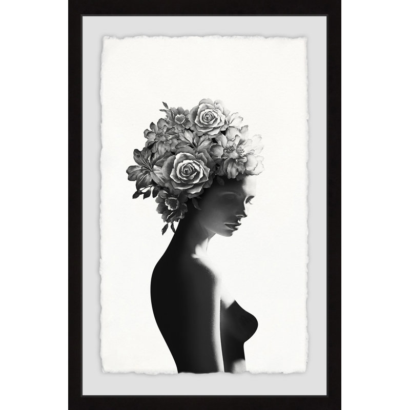 Eric «Flower Turban», reproduction d'impression encadrée, H 45 po x l 30 po x P 1,5 po