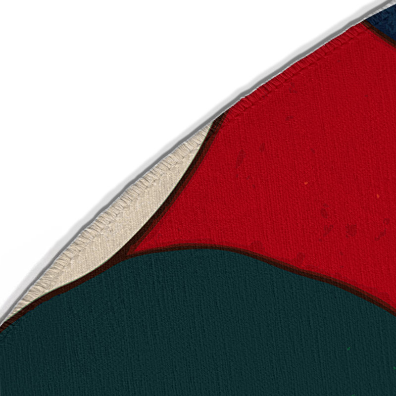 Dynamic Streak Indoor And Outdoor Area Rug, Round 5'