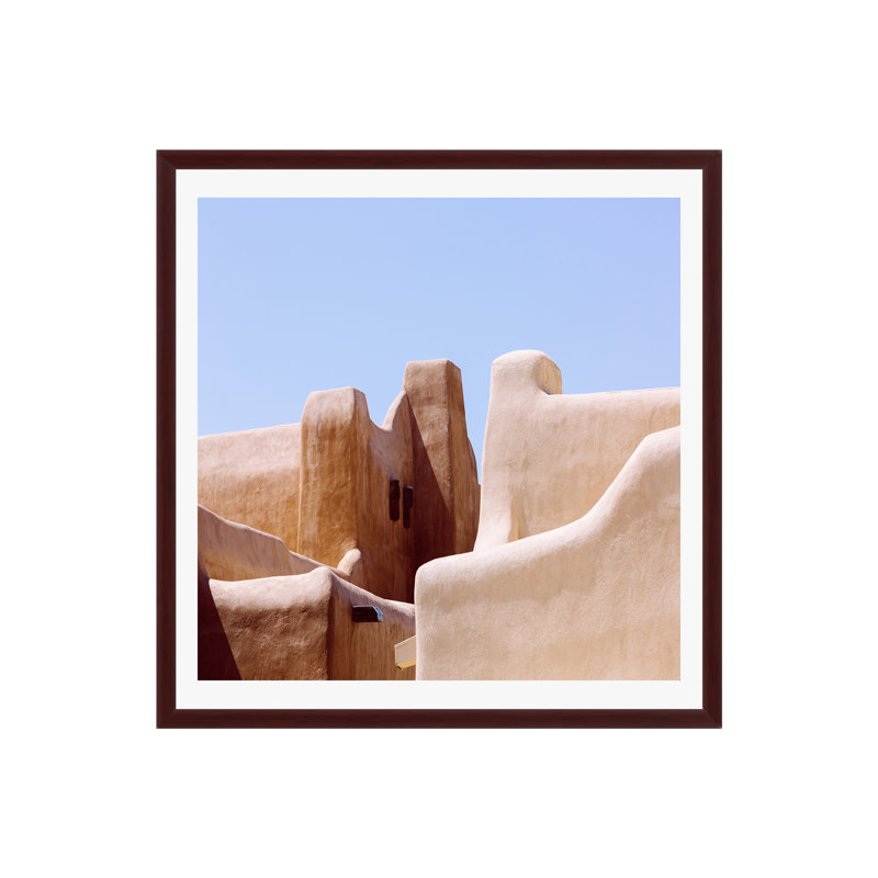 Colors Of Santa Fe by Ann Hudec, No, Silver Floater Framed, 12" H x 12" W x 2" D