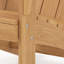 Chaise Adirondack d'extérieur en teck