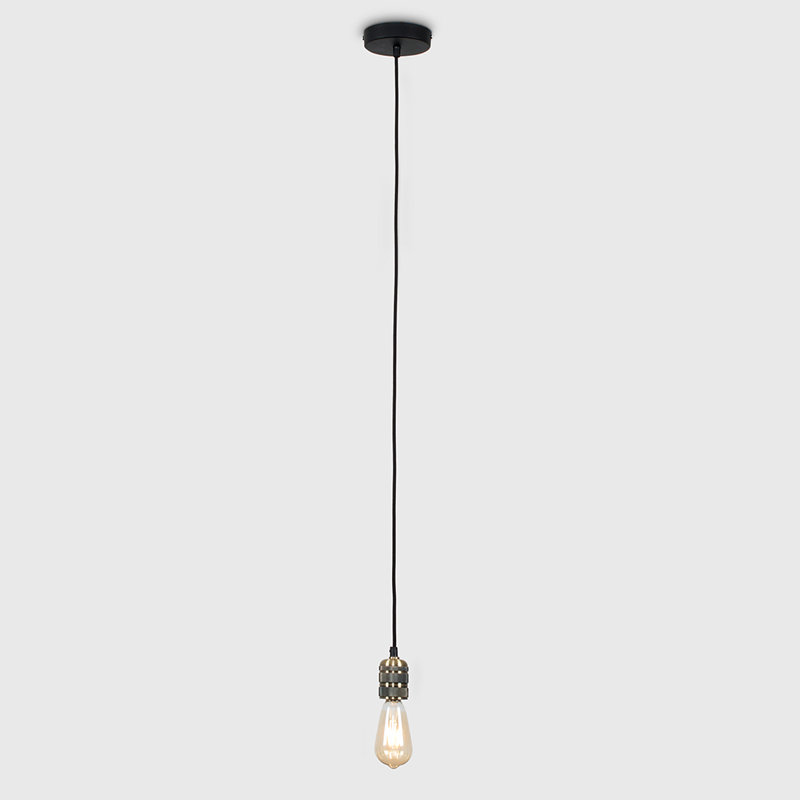 Baden 1 - Light Bulb Pendant, No, Antique Brass