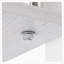 Table basse rectangulaire avec plateau de rangement en verre trempé et panneau de fibres à densité moyenne Fraiya-97769658-97418306