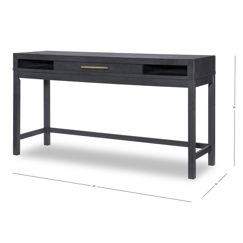 Appleton 66'' Console Table, Charred Oak