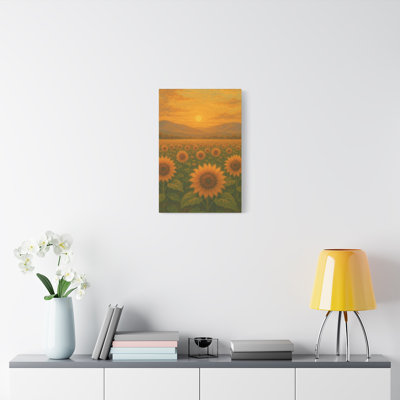 Apel Single Picture Frame Print on Canvas