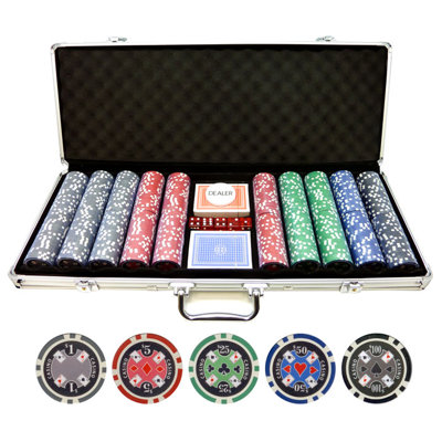 Puces de poker 500 pièces casino ace