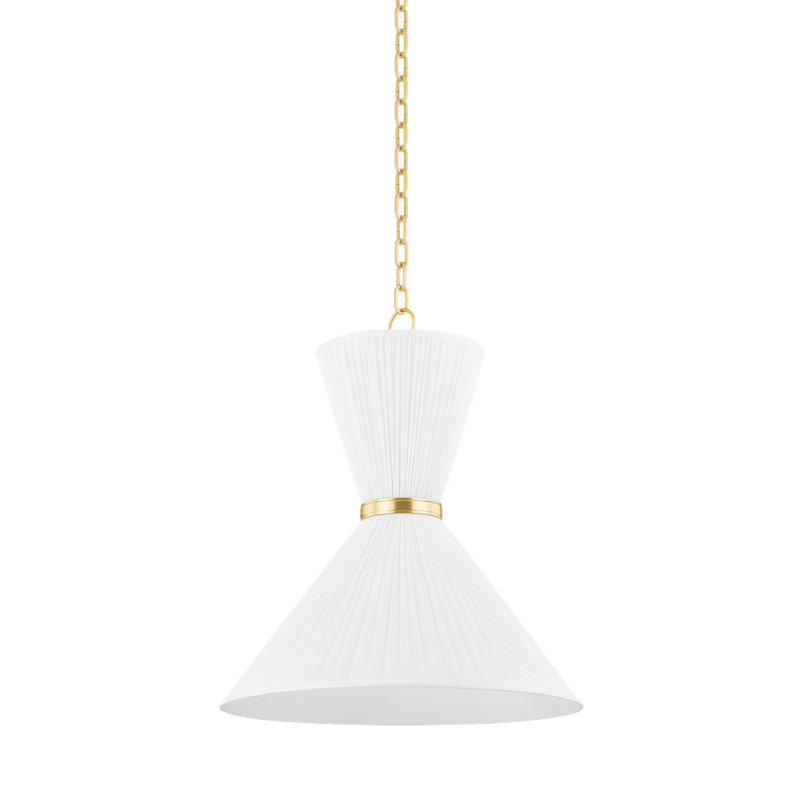 Enid 2 Light Pendant, 25.75" H x 22" W x 22" D