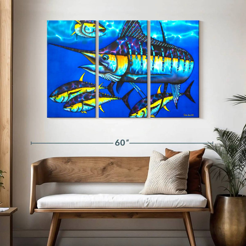 Brampt Majestic Blue, 32" H x 50" W