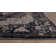 Addisyn Machine Woven Oriental Charcoal Area Rug