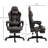 PU Leather Office Gamer Chair High Back Swivel Recliner With Footrest,Lumbar Support,Adjustable Height