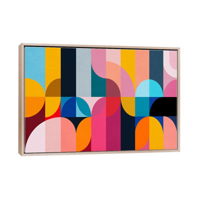 «Joy of colours», reproduction d'art sur toile encadrée