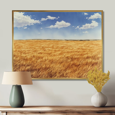 Dragulina Meadow Golden Fields Of Corn I - meadow Large Wall Art
