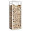 Support à bois de chauffage Latitude 19 po x 11 po x 52 po Latitude Black-1036979202-1036979201