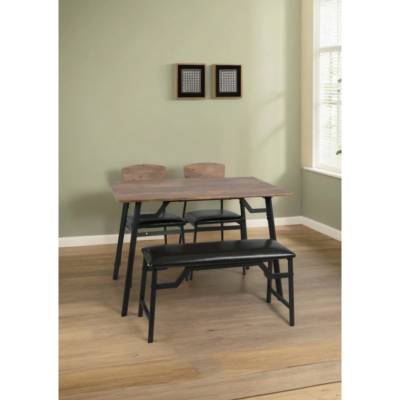 Modem 4 Piece Dining Table Set