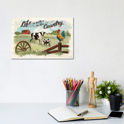 Farm Life I by Janelle Penner - Wrapped Canvas Print