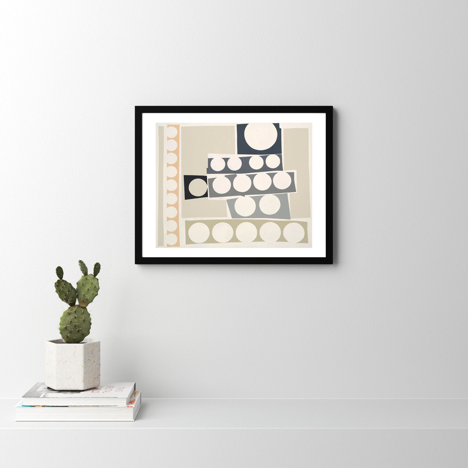 Cosmos 6.0 Print by Lee Lessem, 20" H x 25" W x 1.25" D, Black Framed