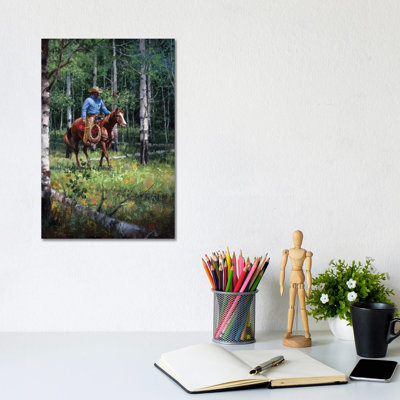 Through The Aspen by Jack Sorenson - Wrapped Canvas Print