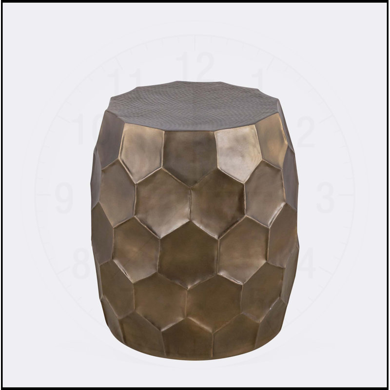 Table de bout Modern, Doré