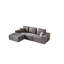 Canapé modulaire en velours côtelé avec méridienne Boneless-114734567