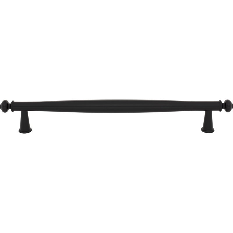 Coddington Appliance Pull, Flat Black, 18" Center To Center