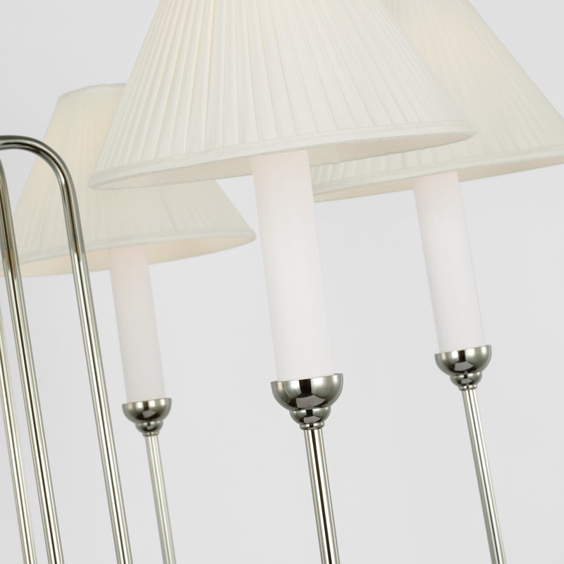 Ingela 6 - Light Metal Chandelier by Amber Lewis