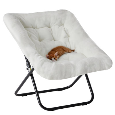 Folding Upholstered Saucer Chair