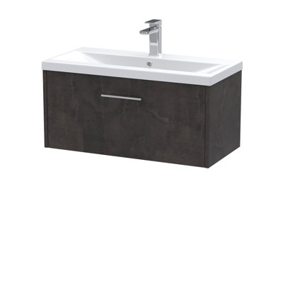 Juno 800mm Single Bathroom Vanity with Integrated Vitreous China Basin